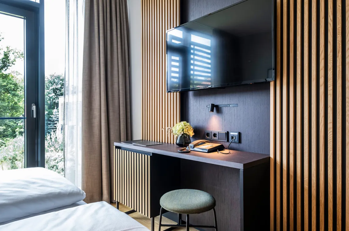 Hotelzimmer mit TV