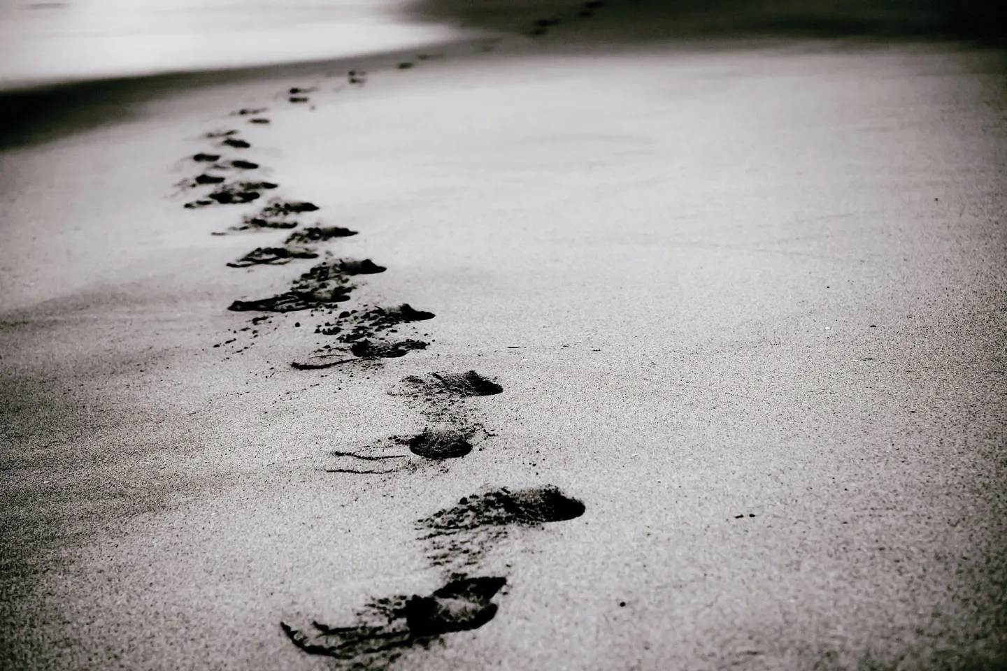 Spuren im Sand